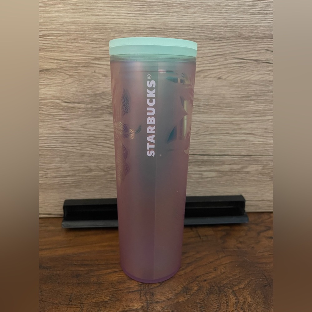 Starbucks 2022 Spring Soft Touch Iridescent Mermaid Siren 16oz Tumbler